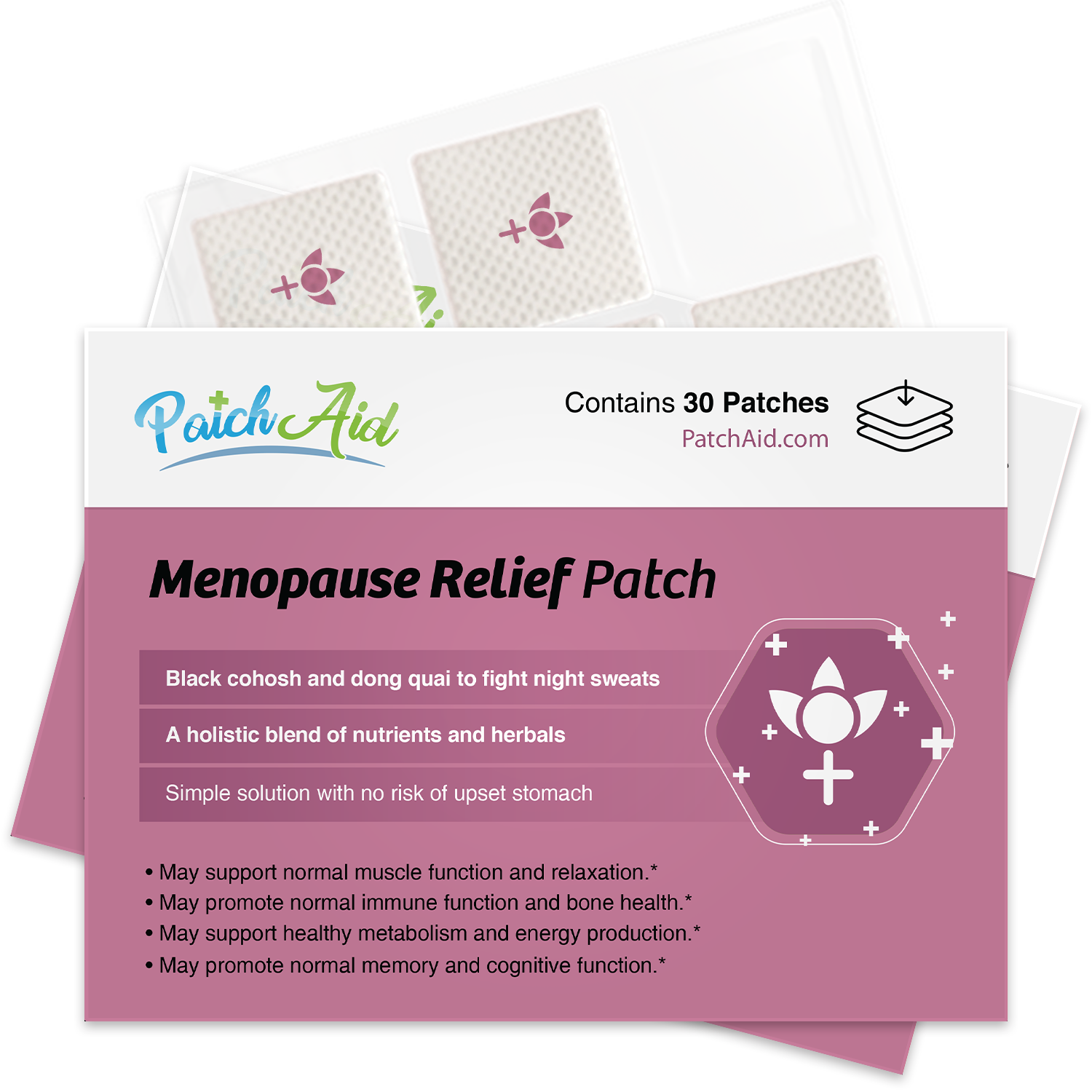 Menopause Relief Patch by PatchAid - High-quality Vitamin Patch by PatchAid at BariatricPal Store