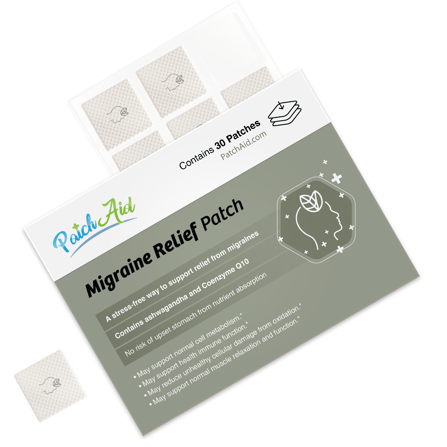 Migraine Relief Patch by PatchAid - High-quality Vitamin Patch by PatchAid at BariatricPal Store