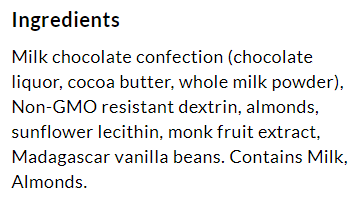 #Flavor_Milk Chocolate with Almonds