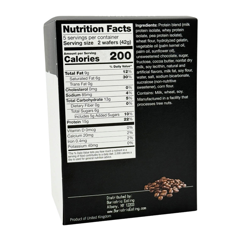 Inspire Square Protein Wafers - Mocha