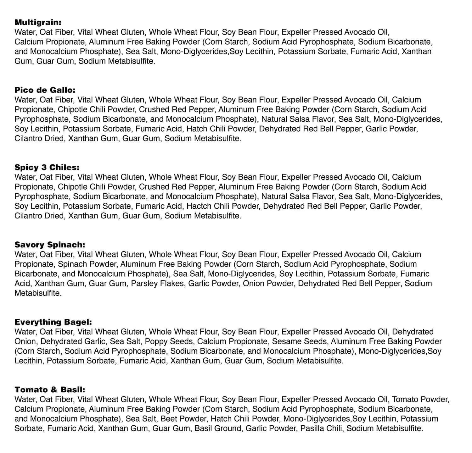 Mr Tortilla 1 Net Carb Tortilla