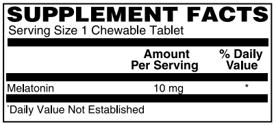 BariatricPal High Potency 10mg Melatonin Chewable - Mixed Berry - High-quality Melatonin by BariatricPal at BariatricPal Store