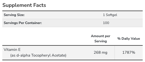 NOW Vitamin E-400 D-Alpha Tocopheryl 250 Softgels - High-quality Vitamin E by NOW at BariatricPal Store