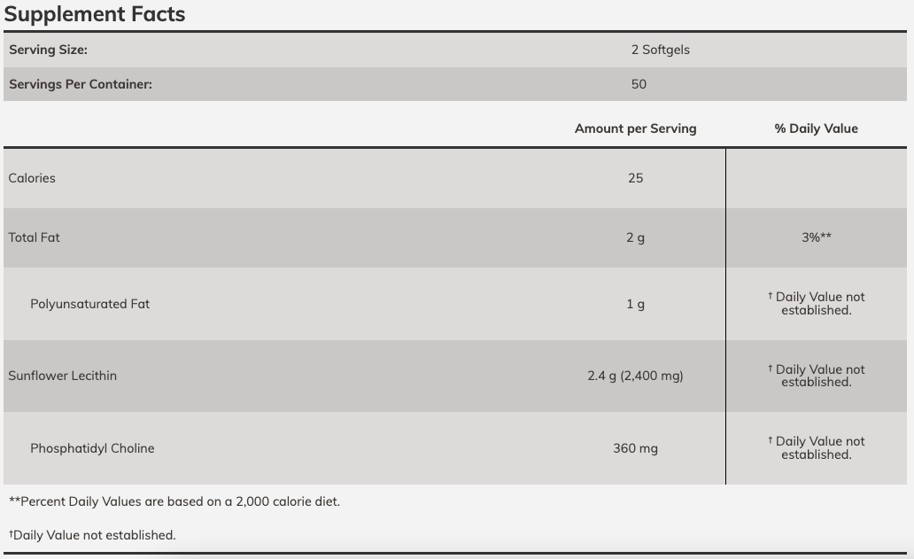 NOW Sunflower Lecithin - High-quality Gluten Free by NOW at BariatricPal Store