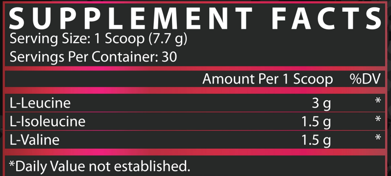 Nutrex BCAA 6000 Recovery - Amino Infused Performance Formula, 30 servings