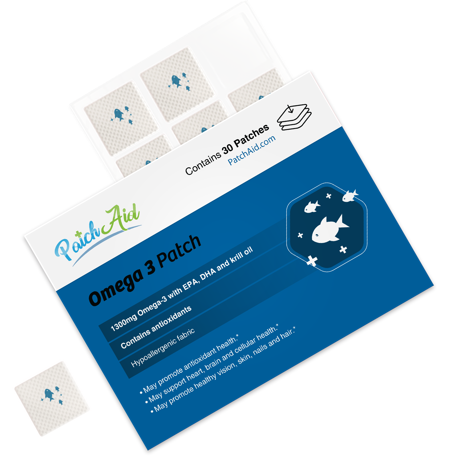 Omega-3 Vitamin Patch by PatchAid - High-quality Vitamin Patch by PatchAid at BariatricPal Store