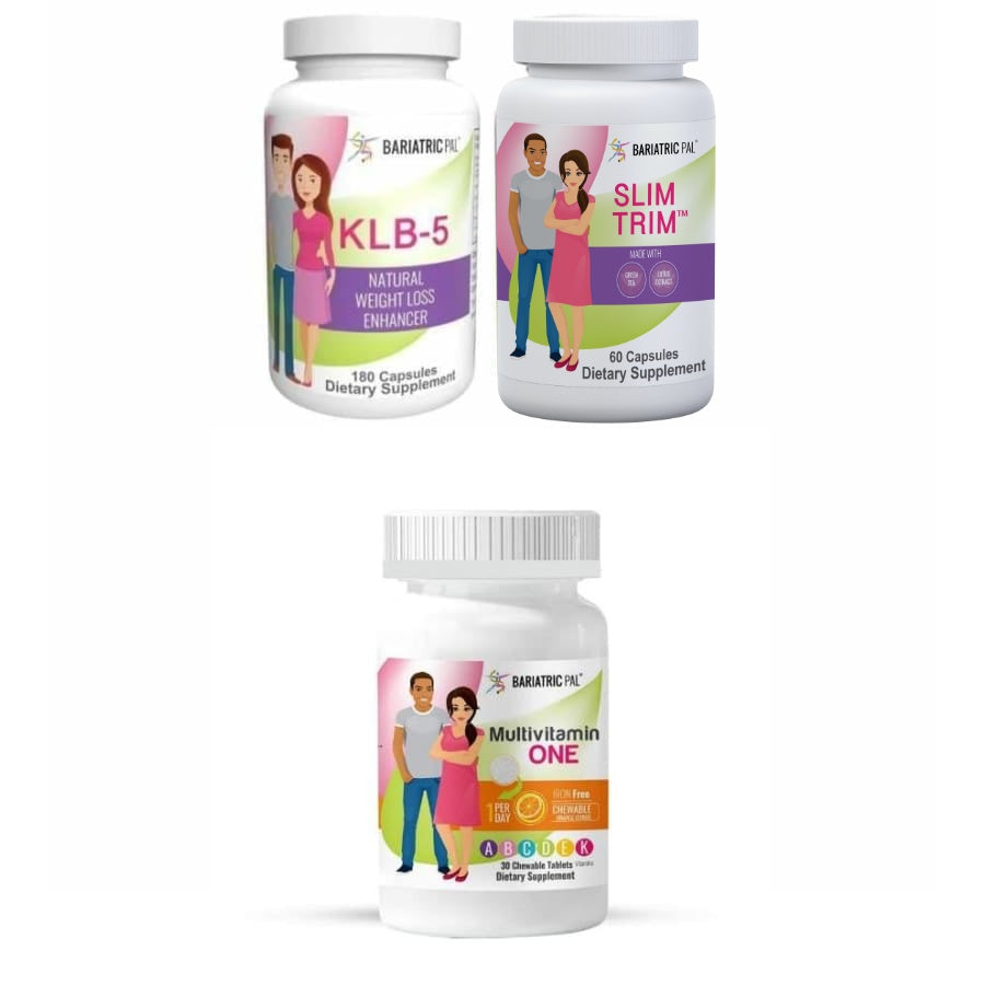 BariatricPal Multivitamin One + Appetite Suppressant & Weight Loss Enhancer Combo Pack - High-quality Multivitamins by BariatricPal at BariatricPal Store