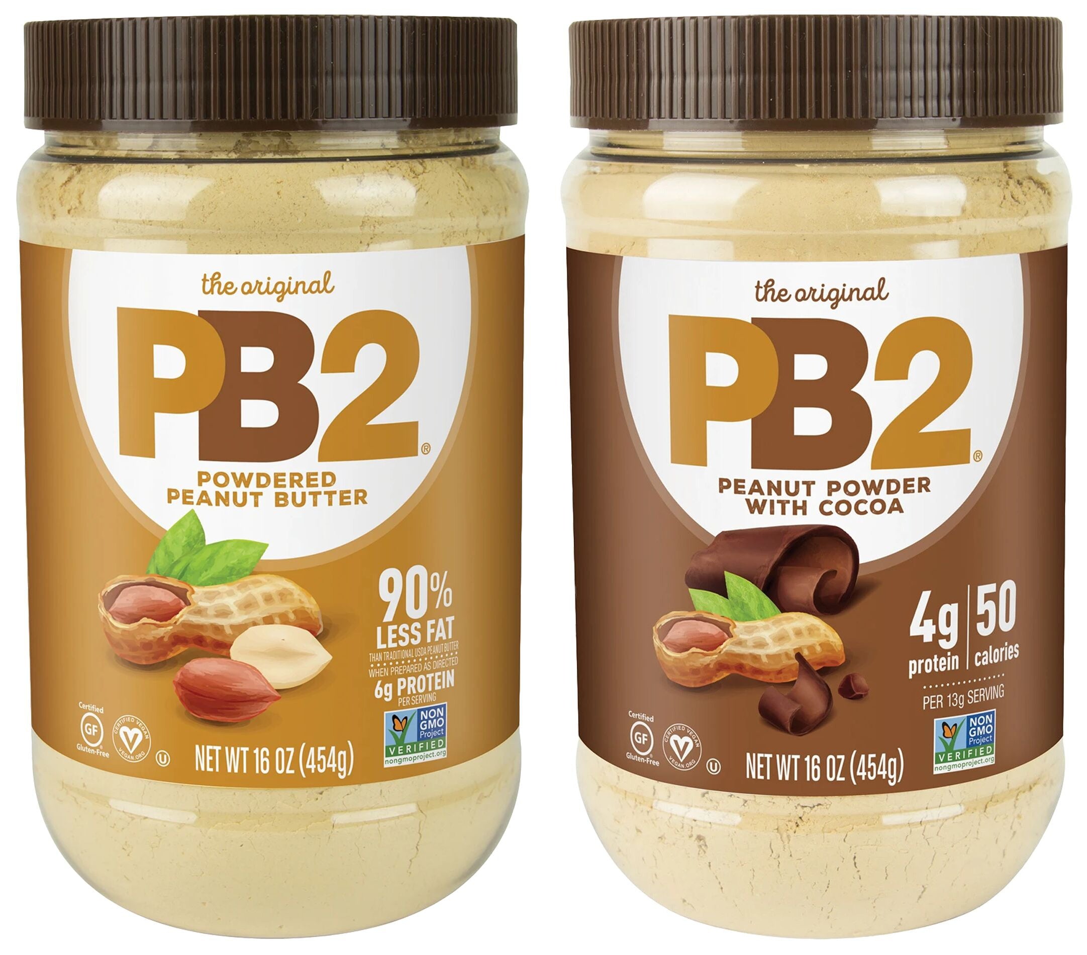 Bell Plantation PB2 Powdered Peanut Butter - 2 Flavor Variety Pack