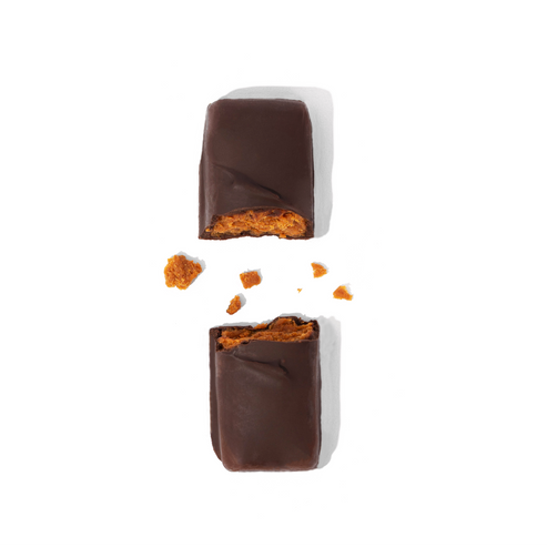 Artisan Crafted Dark Chocolate Peanut Butter Caramel Crunch by Krack'd Snacks - 75% Ecuadorian Cacao