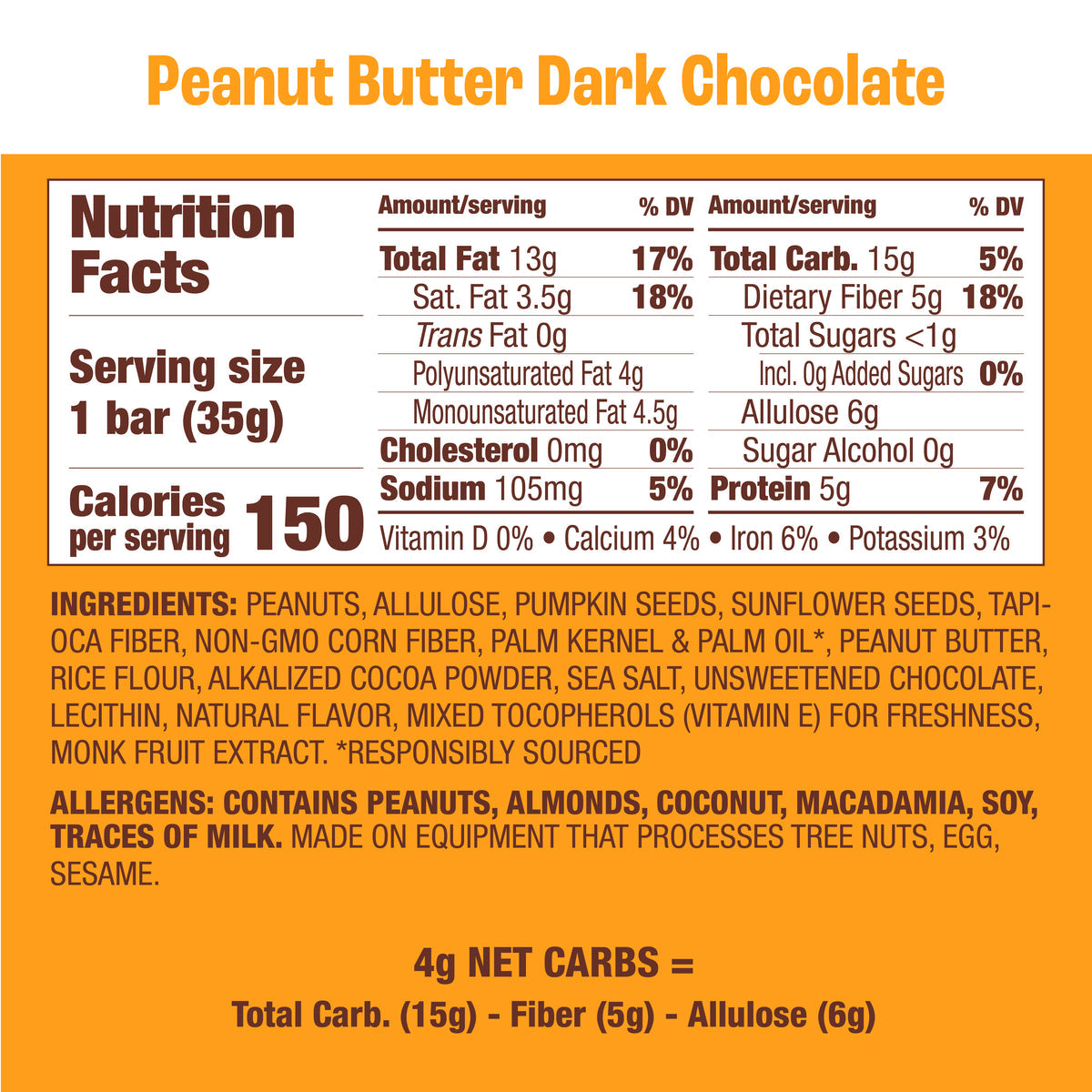 #Flavor_Peanut Butter Dark Chocolate
#Size_12 bars