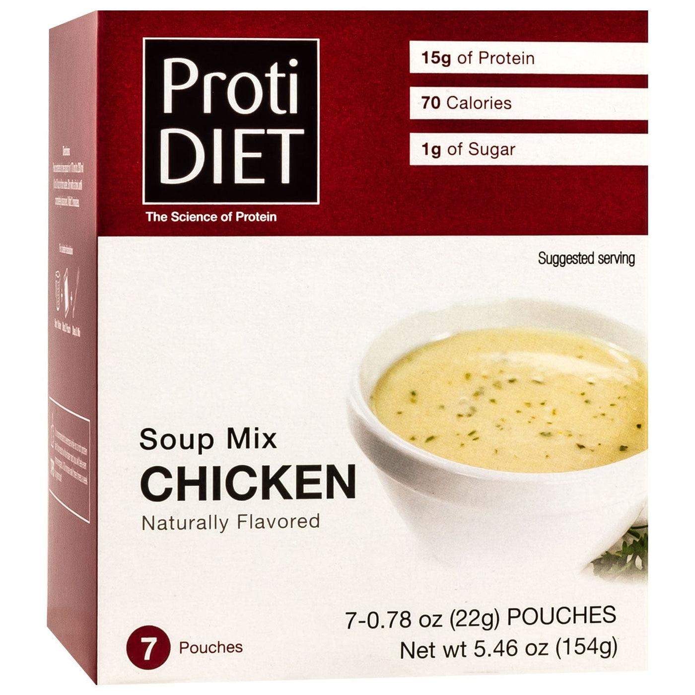 Proti Diet Protein Soup Mix, Chicken, 7 Pouches