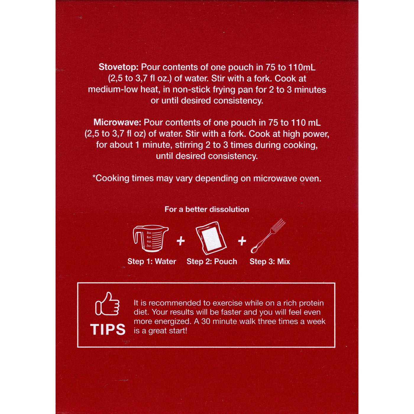 Proti Diet Bacon Cheese Protein Omelette Mix, 7 Pouches