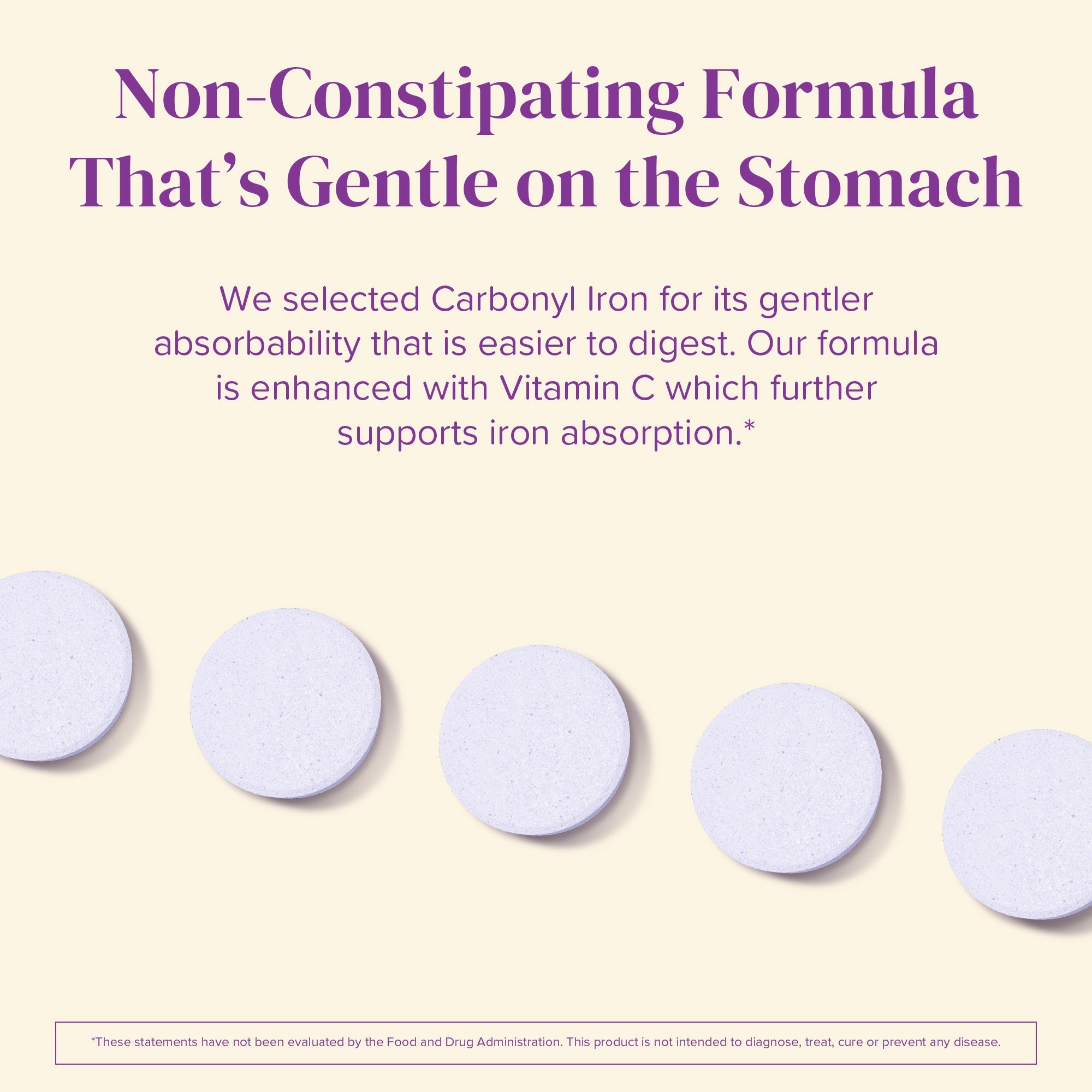 BariMelts Iron + Vitamin C - 90 Fast-Dissolving Tablets - Natural Orange Flavor