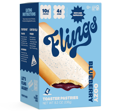 #Flavor_Oozy Blueberry #Size_One Box (4 Pastries)