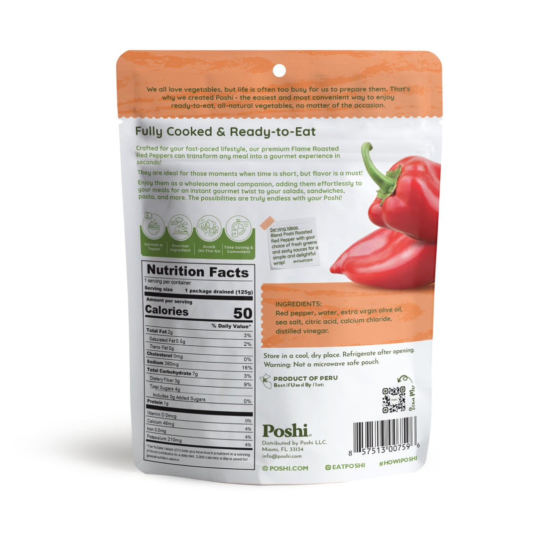 #Type_Flame Roasted & Marinated Red Peppers with Extra Virgin Olive Oil, 5.4 oz