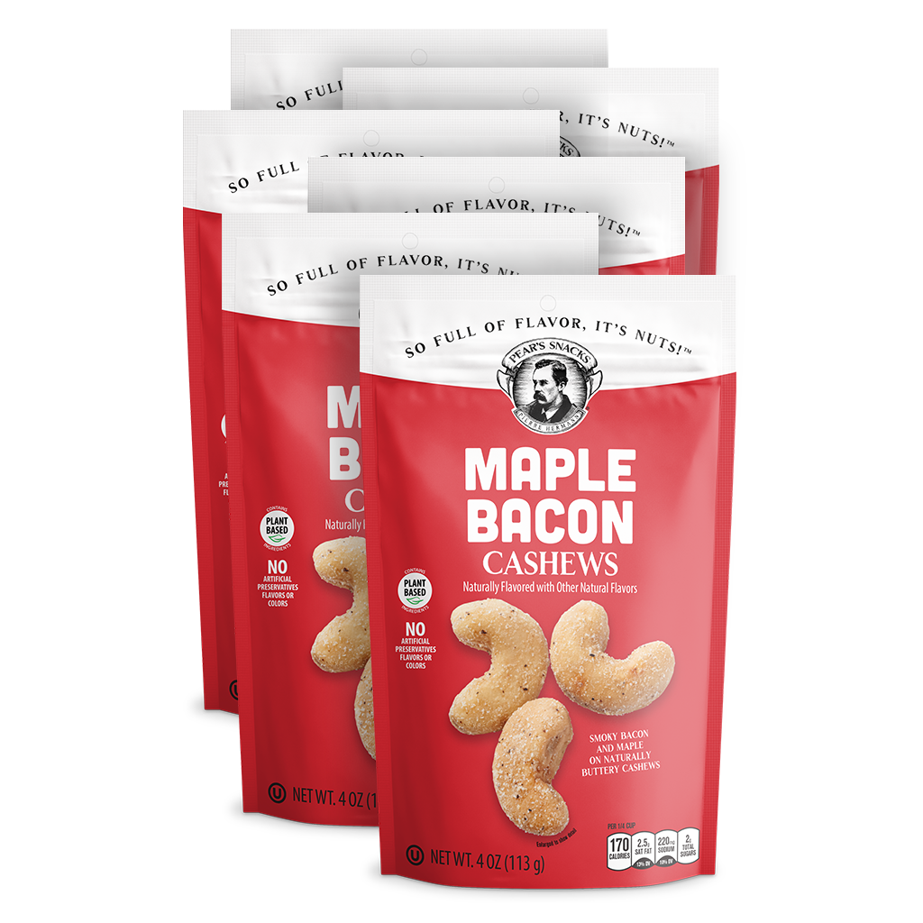 #Flavor_Maple Bacon Cashews, 4oz #Size_6-Pack