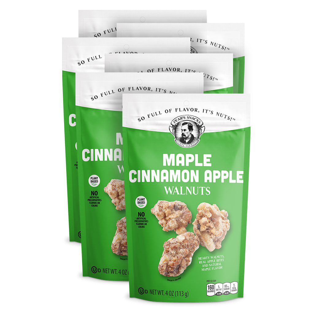 #Flavor_Maple Cinnamon Apple Walnuts, 4oz #Size_6-Pack