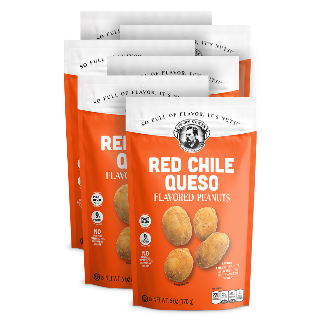 #Flavor_Red Chile Queso Flavored Peanuts, 6oz #Size_6-Pack