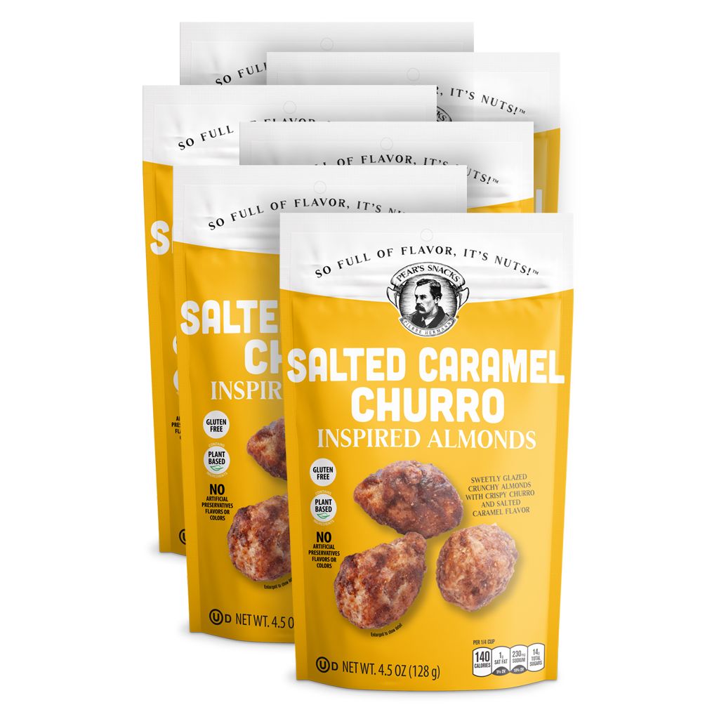 #Flavor_Salted Caramel Churro Inspired Almonds, 4.5 oz #Size_6-Pack