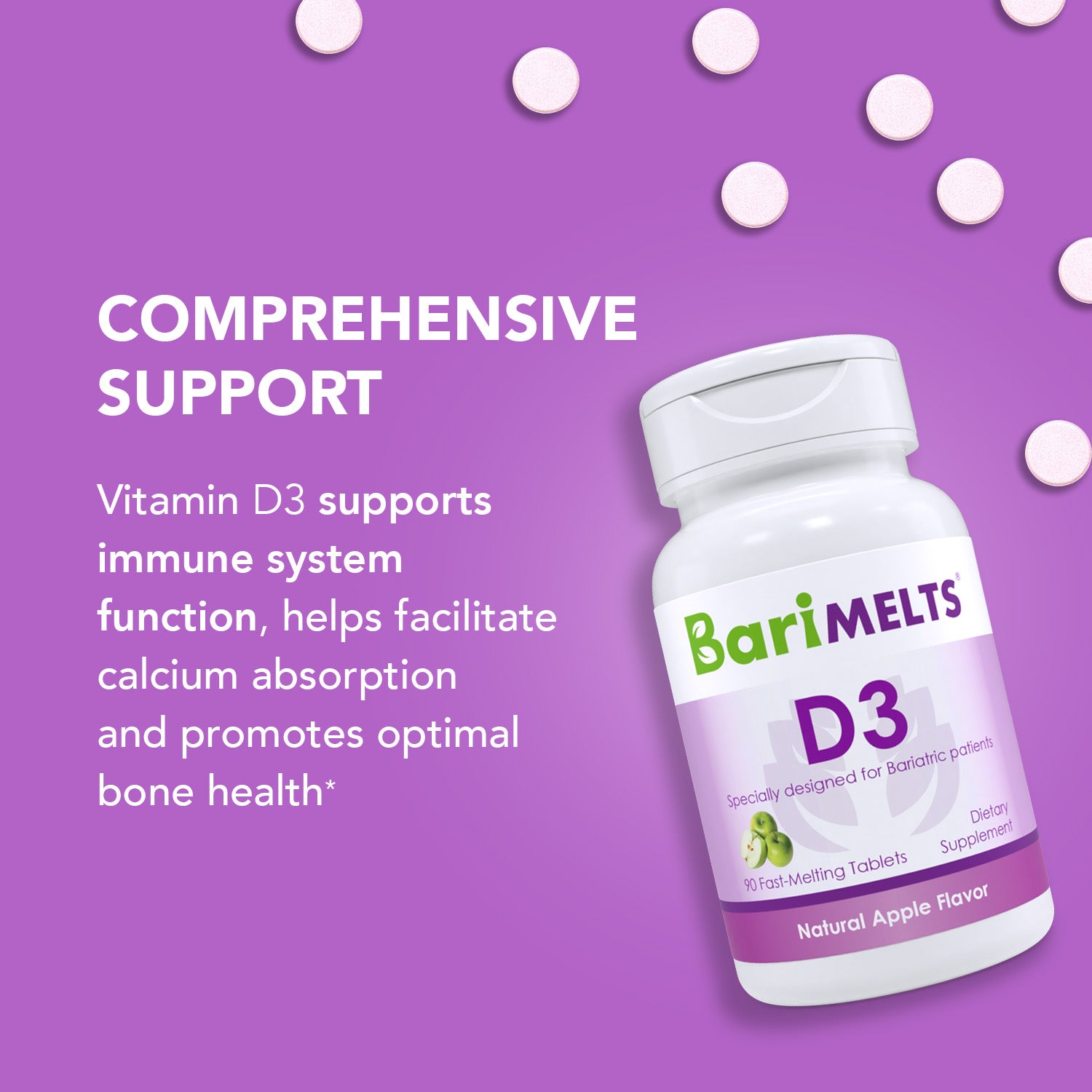BariMelts D3 - High-quality Vitamin D by BariMelts at BariatricPal Store