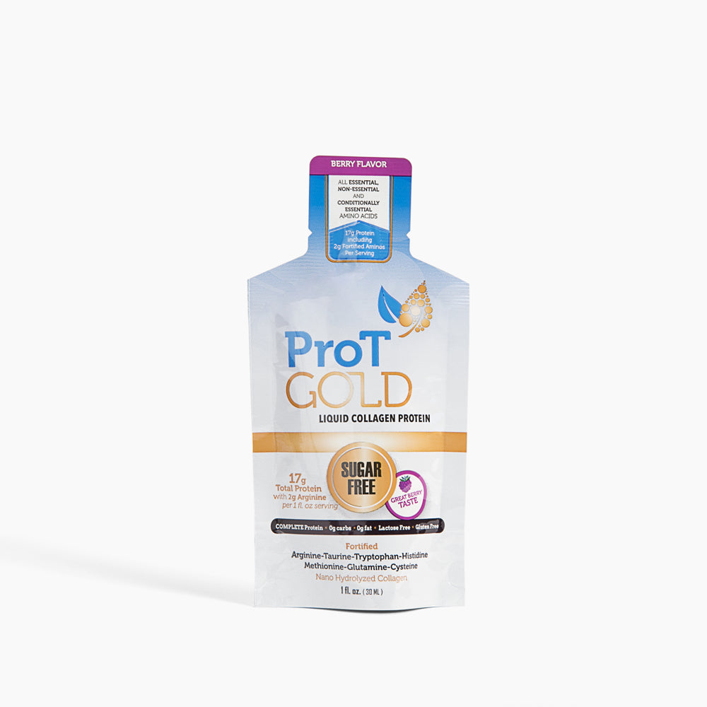 Liquid Collagen Protein Packets by ProT Gold - High-quality Liquid Protein by ProT Gold at BariatricPal Store