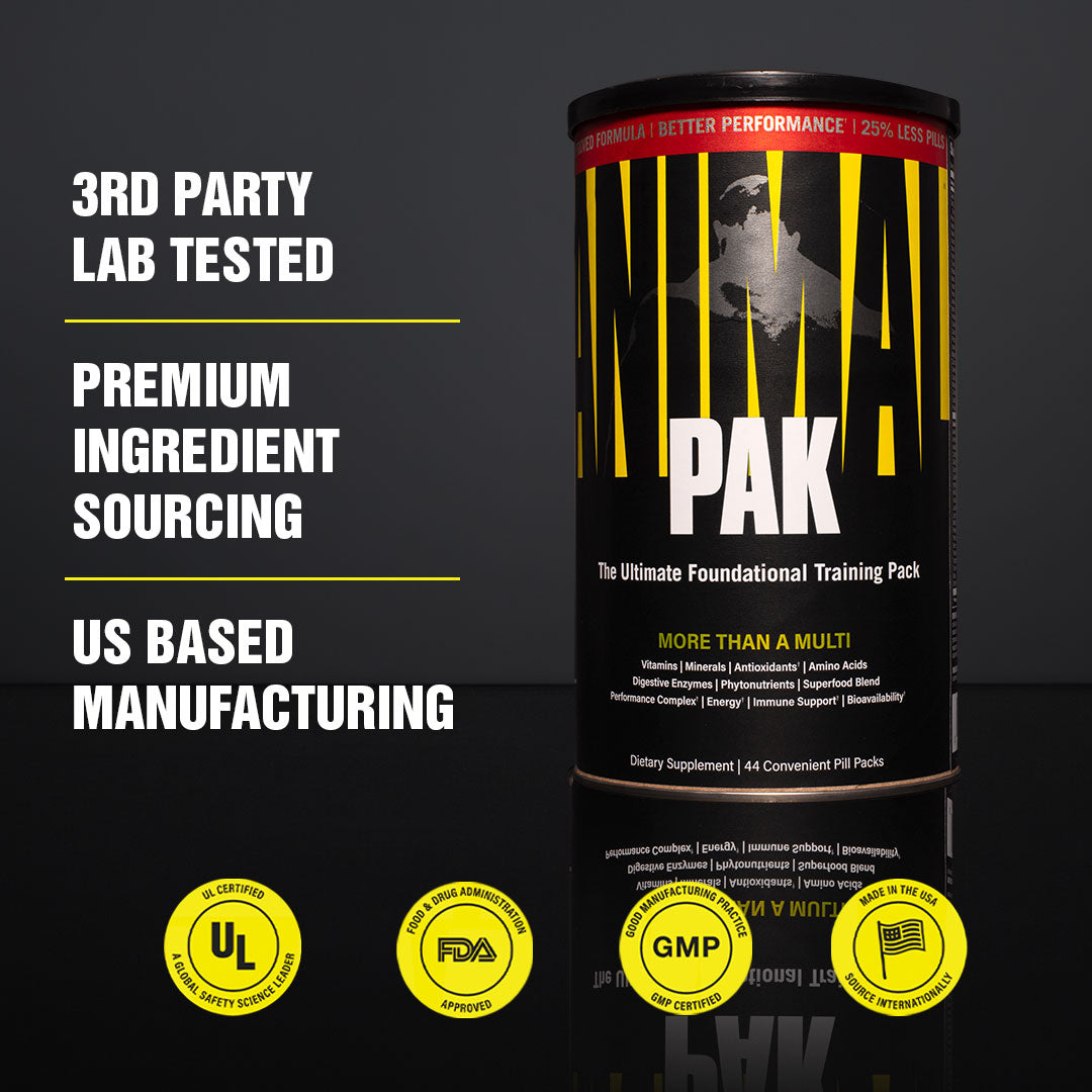 Universal Nutrition Animal Pak - High-quality Multi-vitamins by Universal Nutrition at BariatricPal Store