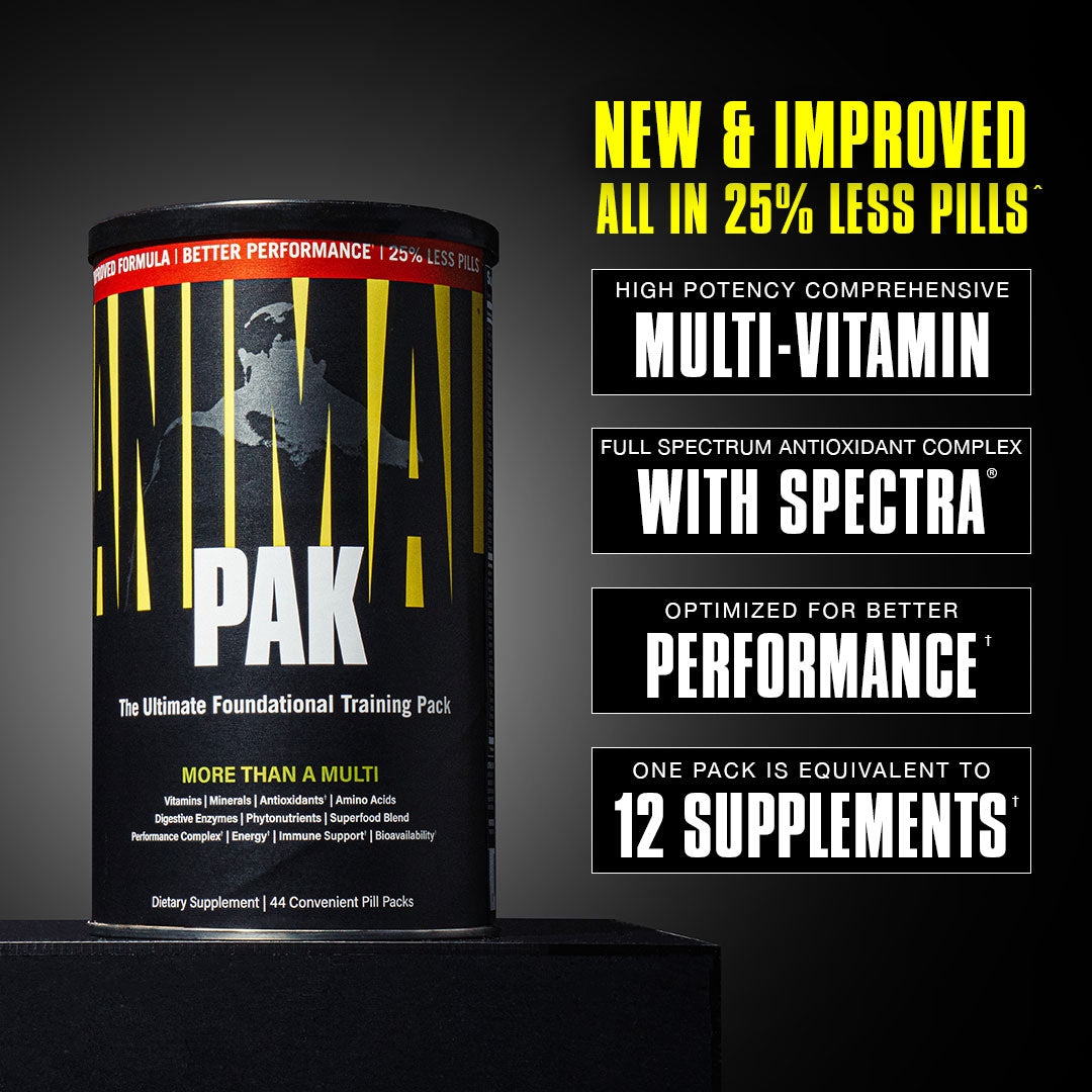 Universal Nutrition Animal Pak - High-quality Multi-vitamins by Universal Nutrition at BariatricPal Store