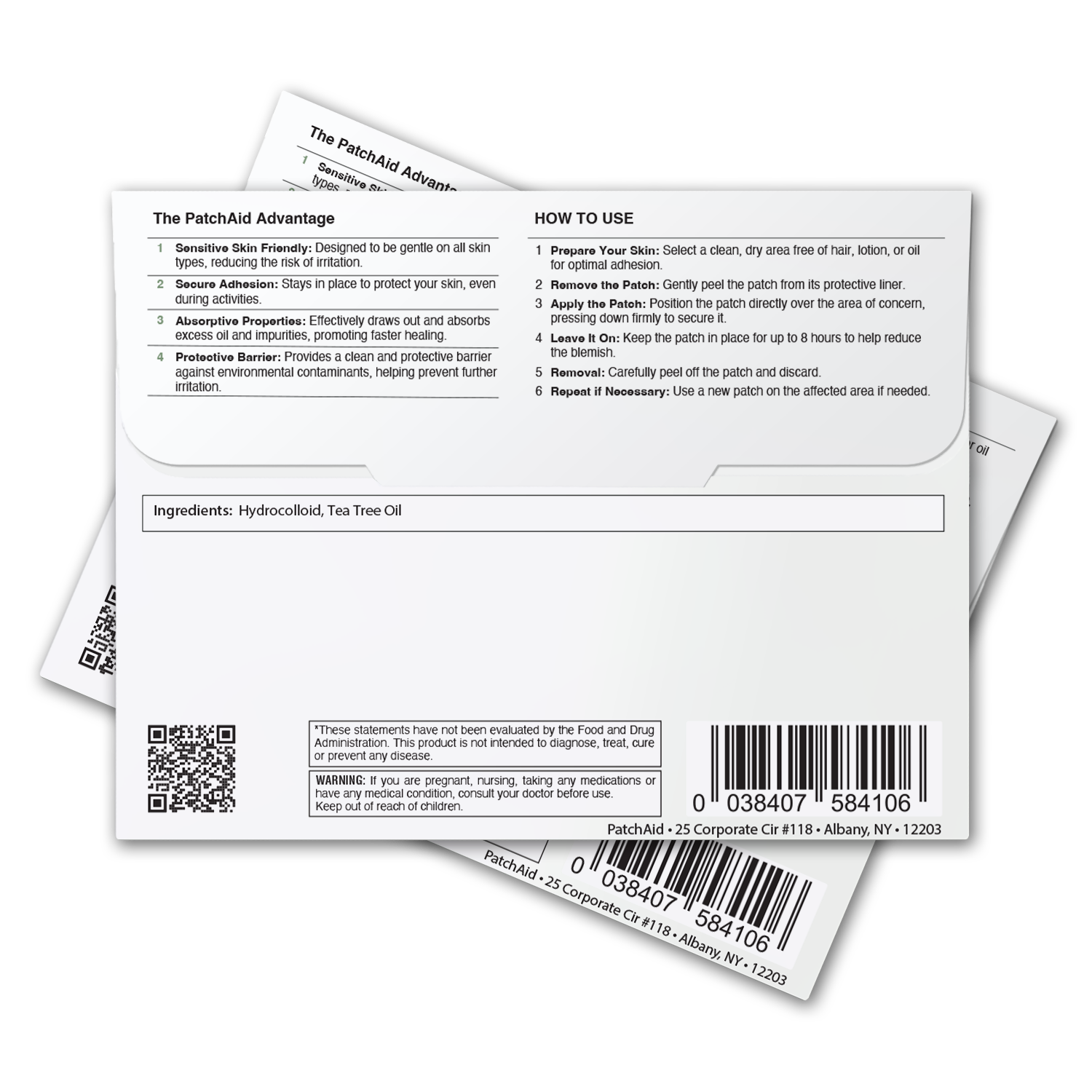 Pimple Patch Multi-Size Pack – 105 Hydrocolloid Patches in 5 Sizes with Tea Tree Oil