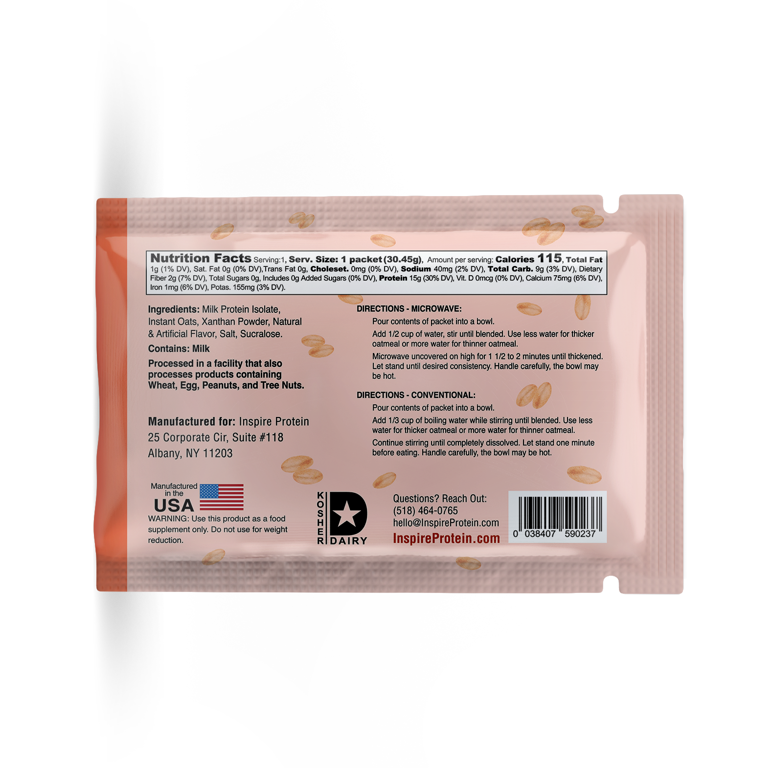 #Flavor_Peaches and Cream #Size_One Serving