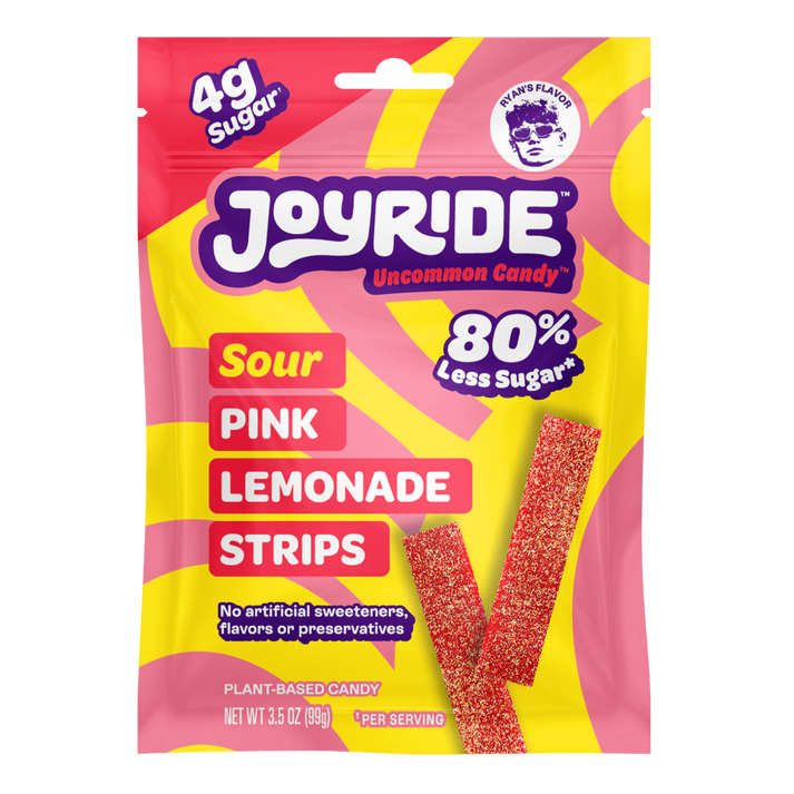 Joyride Sour Pink Lemonade Strips, 3.5 oz