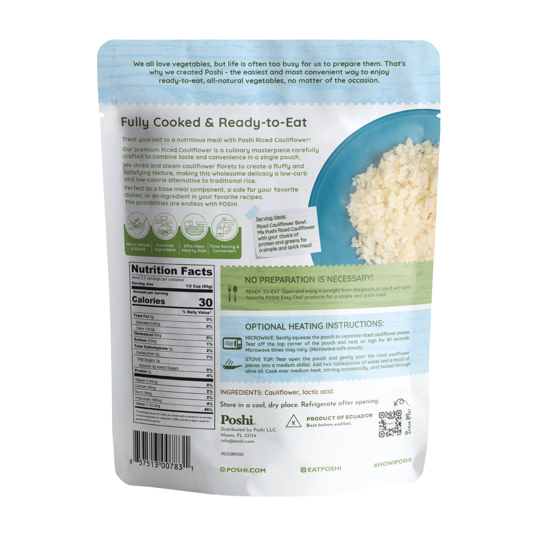 #Type_Steamed Riced Cauliflower, 7 oz