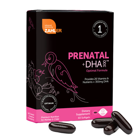 Prenatal +DHA 300 Kosher Softgels by Zahler - High-quality Prenatal by Zahler at BariatricPal Store