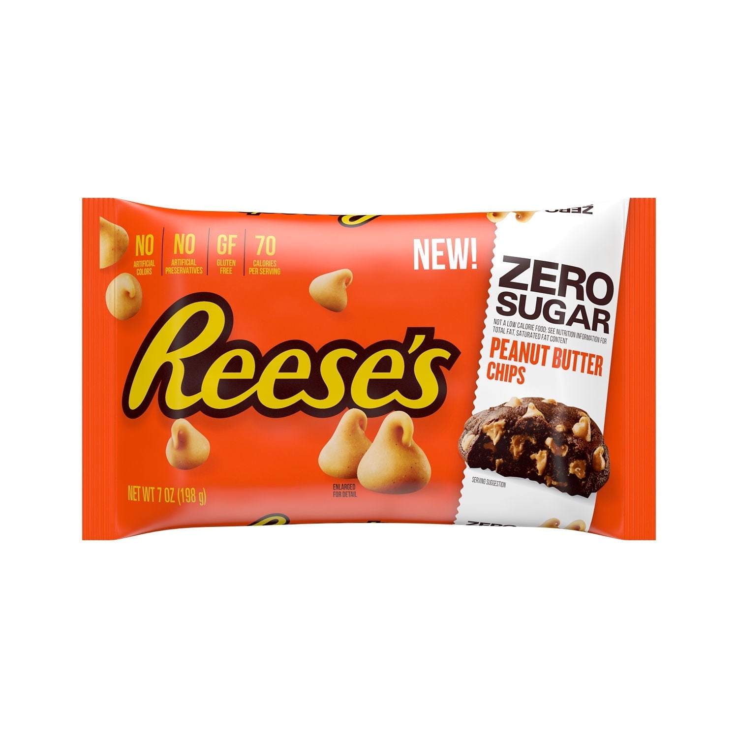 Hershey's Reese's Zero Sugar Peanut Butter Baking Chips, 7 oz