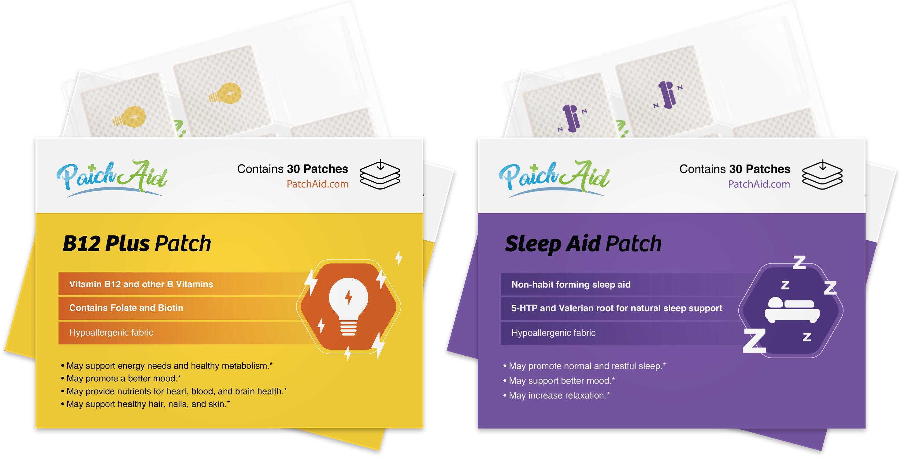 Rise And Shine Vitamin Patch Pack by PatchAid