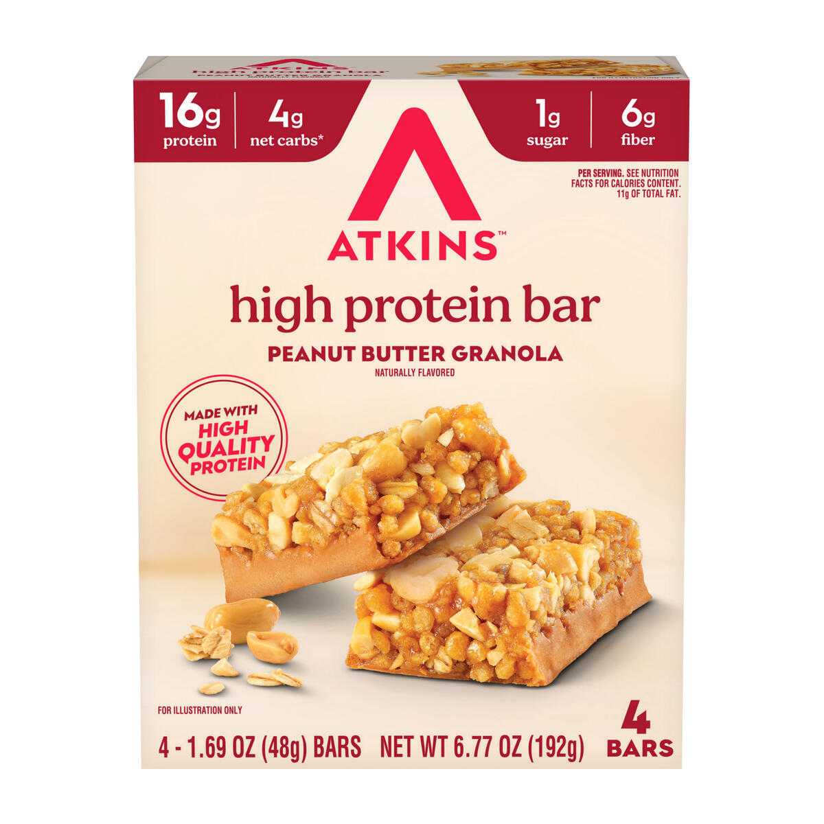 #Flavor_Peanut Butter Granola (4 Bars) #Size_One Box