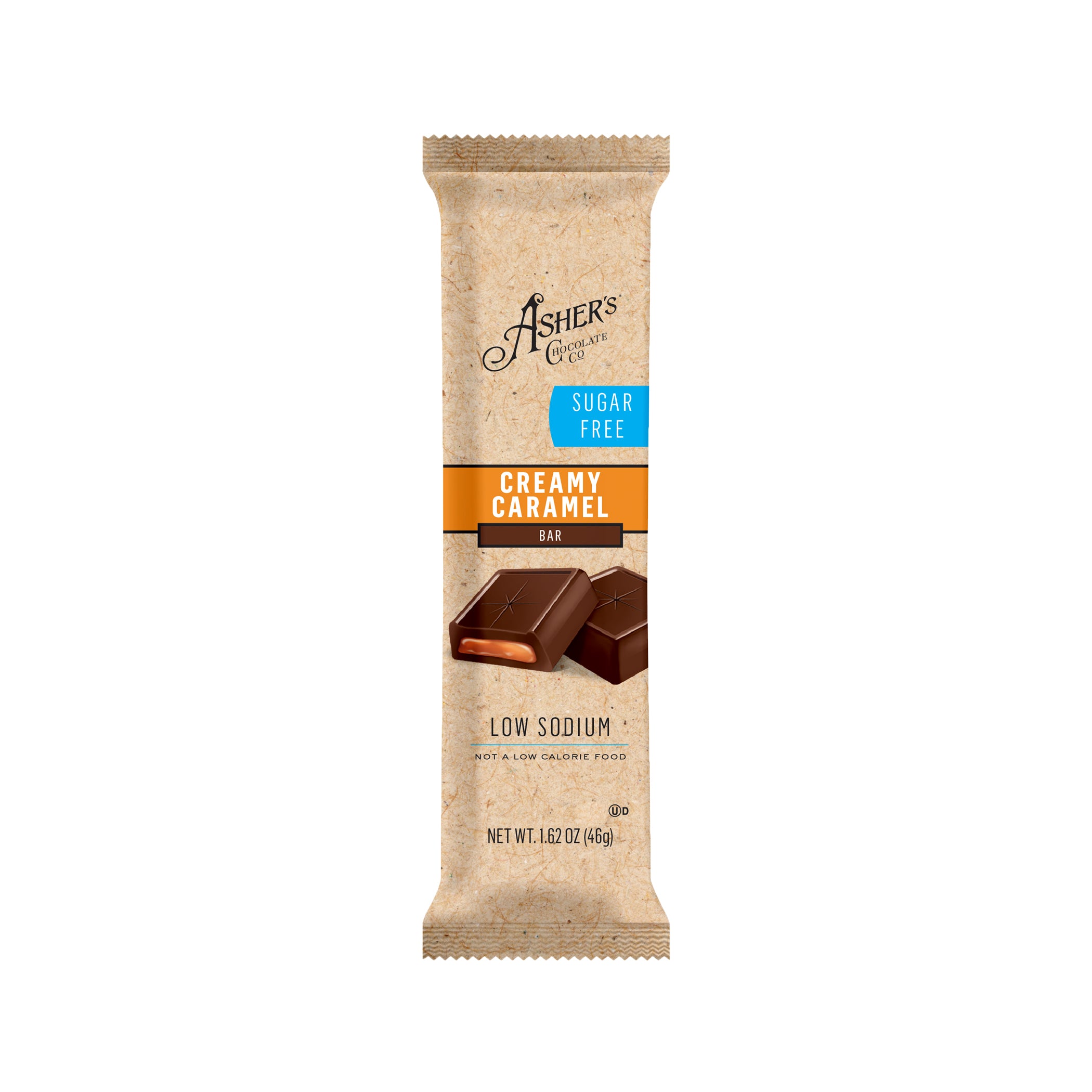 Asher's Chocolate Sugar-Free Chocolate Bars - Creamy Caramel