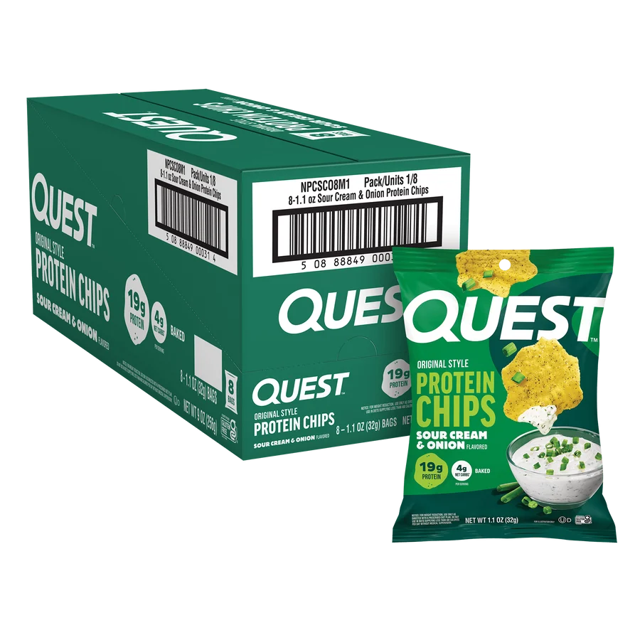 Quest Protein Chips - Crema Agria y Cebolla