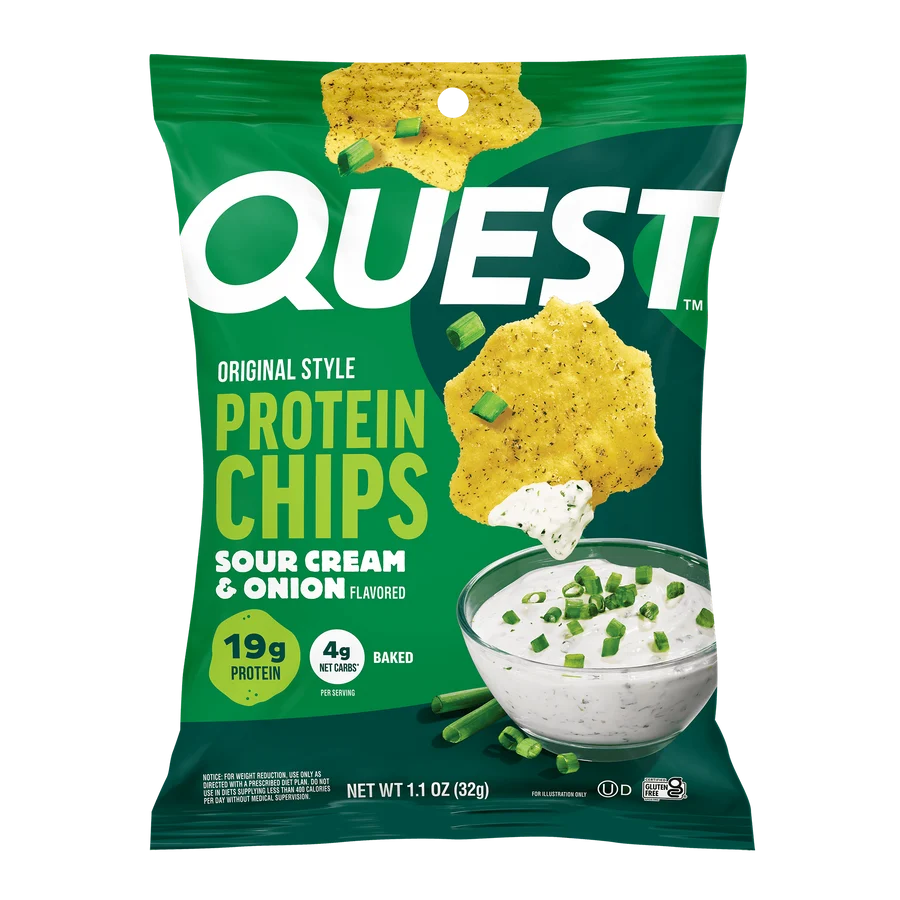 Quest Protein Chips - Crema Agria y Cebolla