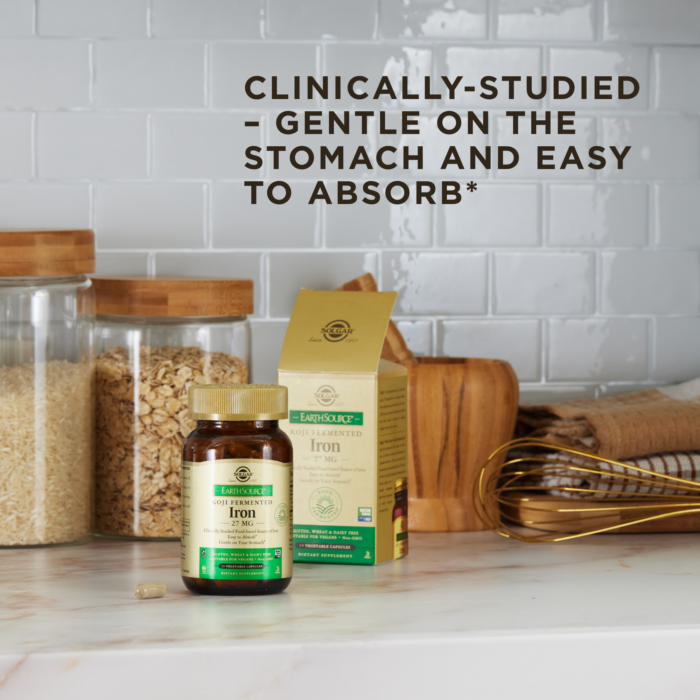 Solgar® Earth Source® Koji Fermented Iron 27mg - High-quality Iron by Solgar at BariatricPal Store