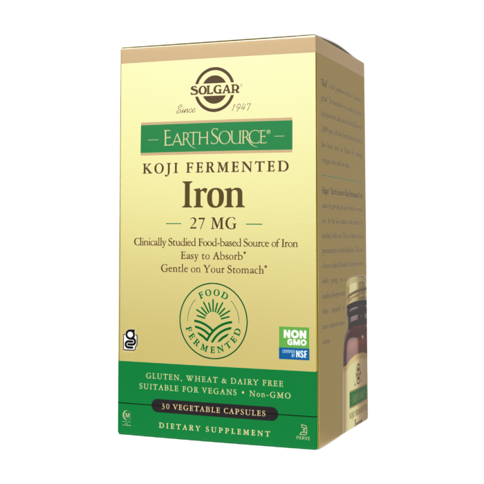 Solgar® Earth Source® Koji Fermented Iron 27mg - High-quality Iron by Solgar at BariatricPal Store