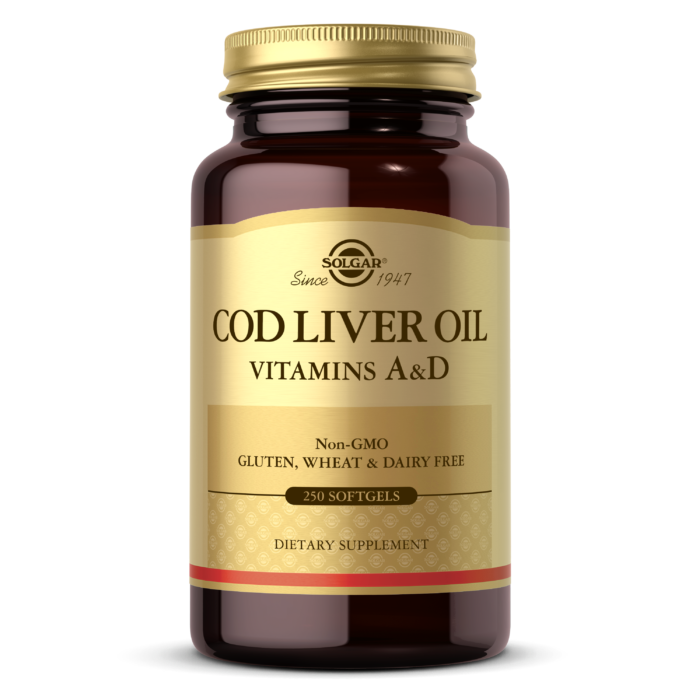 Solgar® Cod Liver Oil - Vitamins A & D - High-quality Immune System Support by Solgar at BariatricPal Store