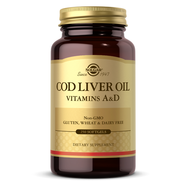 Solgar® Cod Liver Oil - Vitamins A & D