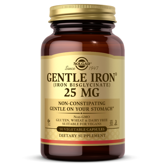 Solgar® Gentle Iron® 25mg - Iron Bisglycinate - High-quality Iron by Solgar at BariatricPal Store