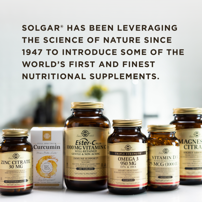 Solgar® Reduced L-Glutathione 250mg - Free Form Antioxidant Support
