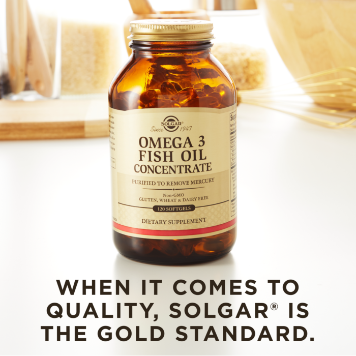 Solgar® Omega-3 Fish Oil Concentrate - Purified to Remove Mercury