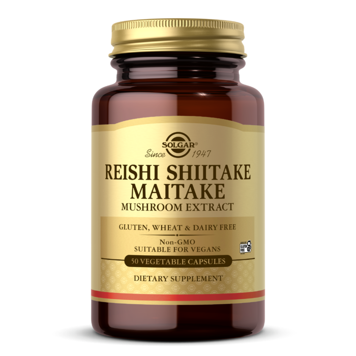Solgar® Reishi Shiitake Maitake Mushroom Extract - High-quality Bariatric Approved by Solgar at BariatricPal Store