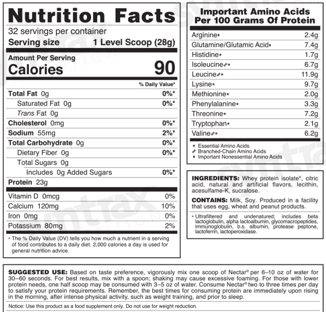 Syntrax Nectar 2lb Protein Powder - Honeycrisp Apple - High-quality Protein Powder Tubs by Syntrax at BariatricPal Store