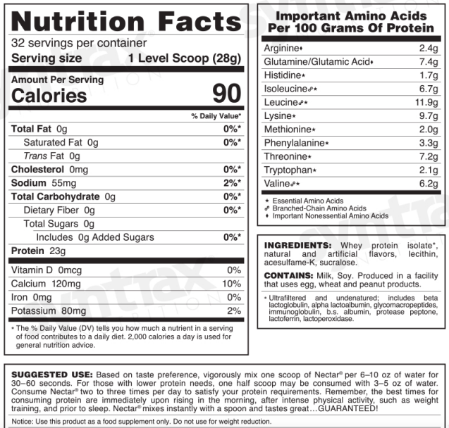 Syntrax Nectar 2lb Protein Powder - Caribbean Cooler - High-quality Protein Powder Tubs by Syntrax at BariatricPal Store