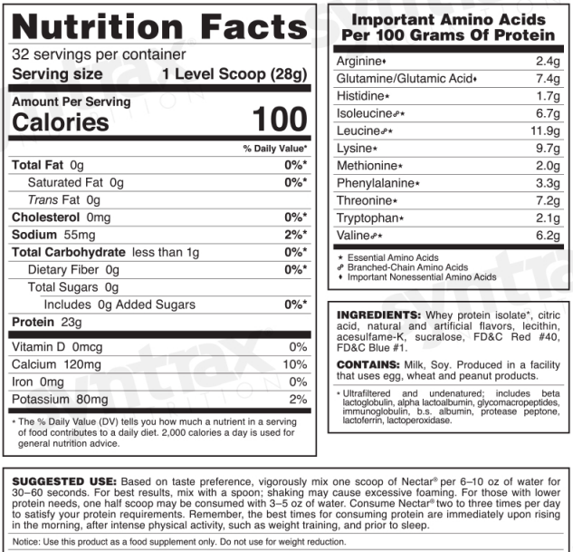 Syntrax Nectar 2lb Protein Powder - Wild Grape - High-quality Protein Powder Tubs by Syntrax at BariatricPal Store