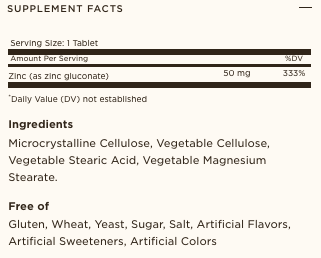 Solgar®’s Zinc 50mg